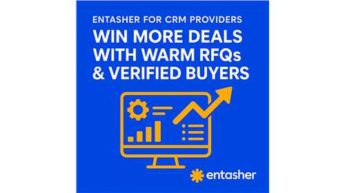 Entasher for CRM Providers: Win More Deals with Warm RFQs & Verified Buyers