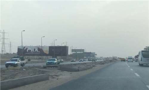Suez road before rehab entrance Mega 7x32 Meters 