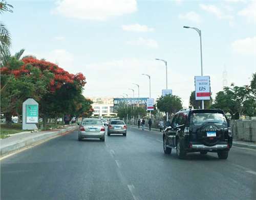 7 flags entrance and exit arkan from el zehour street 