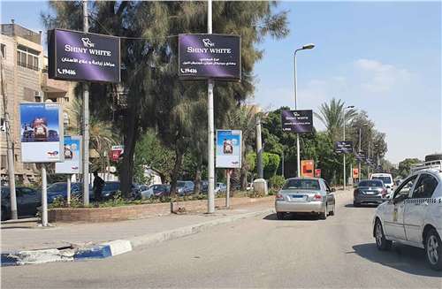 16 sequence lamp post el nadi el gedid street from fontana square to laselky street Maadi Cairo Egypt 
