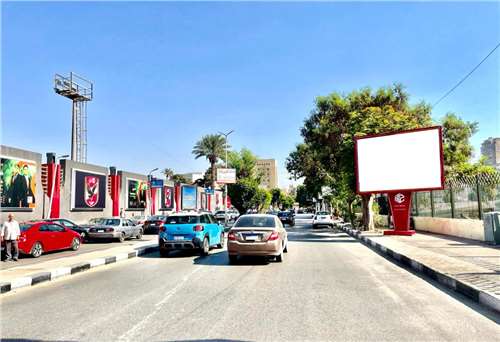 3x4 meters billboard opposite to el Ahly club Zamalek