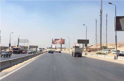 10x25 meters unipole billboard ringroad maadi two faces cairo egypt