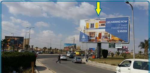Mega Pole Two Face - Size 10m×20m The Right Way Of  26 July District After El Sheikh Zayed2 Exit