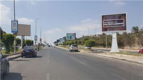 Light box one face - size 3m×4m Behind compound Zayed 2000 and Before Arkan plaza