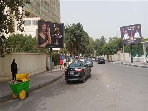 3x4 infront of novotel hotel, zamalek , outdoor advertising  egypt