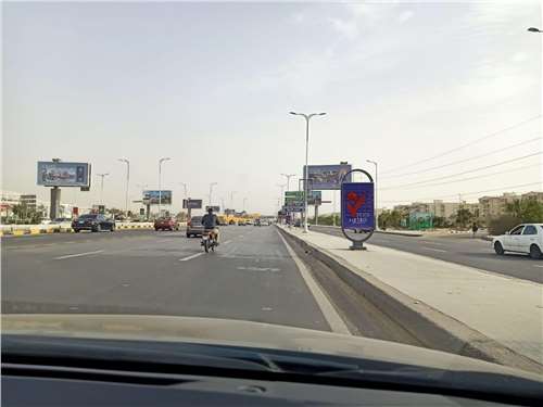 Sossets In Front Of Crazy Water, majarrah mall, hyper one - Size (1.10 MX 1.60 M ) sheikh zayed , outdoor advertising egypt