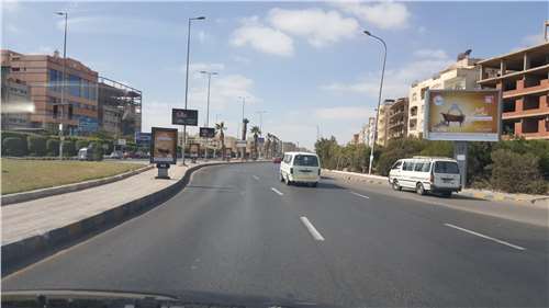 one face - size 3m×4m Entrance of 6th October City