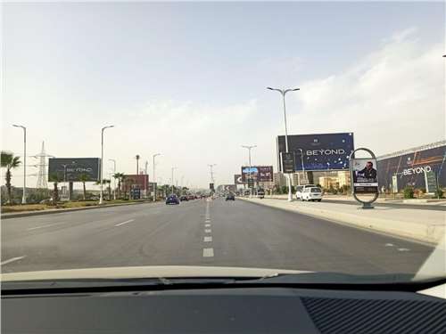 Sossets Before Entrance OF El sheikh Zaid 2 Size (1.10 MX 1.60 M ) out door advertising egypt
