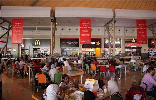 Food Court Danglers at mall of arabia size (2 W x 4 H) Food Court, billboards egypt