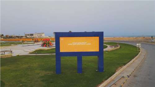Digital advertising screen 3x8 meters Sooq Althltha Garden Libya