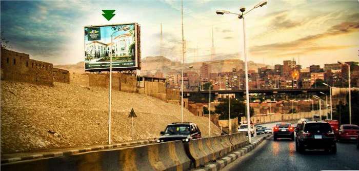 Salah Salem From Maadi To Heliopolis 8x10 Meters 2 faces 