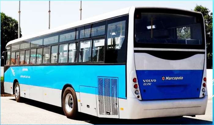 Public Bus Transportation Volvo Marcropolo model 2016