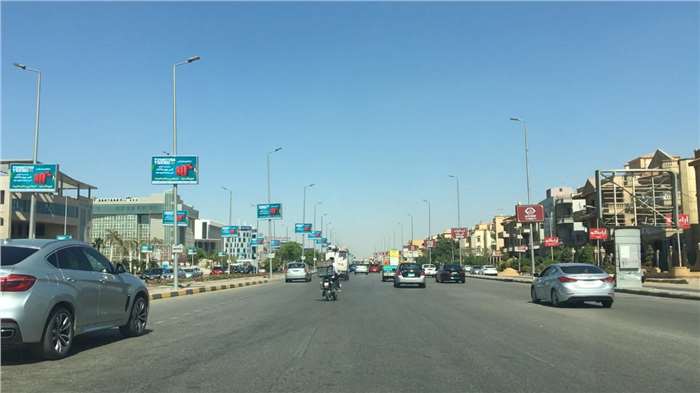 Road 90 sequence 200 light box from Down town till mountain view square 5th settlement new Cairo