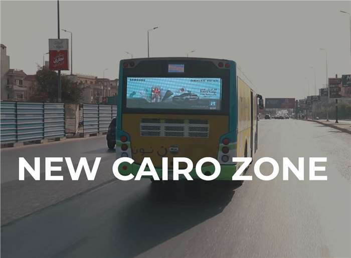 Back bus Digital screen New Cairo Zone 