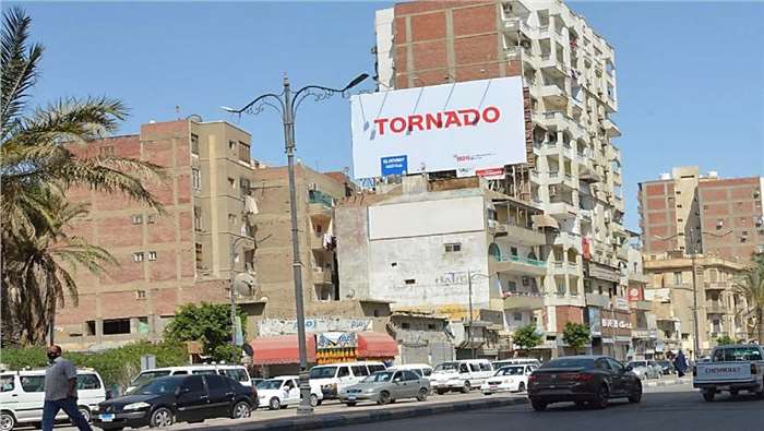 Downtown Suez. 360 el Geish St. 8.25m. (H) x 15 m. (W) 