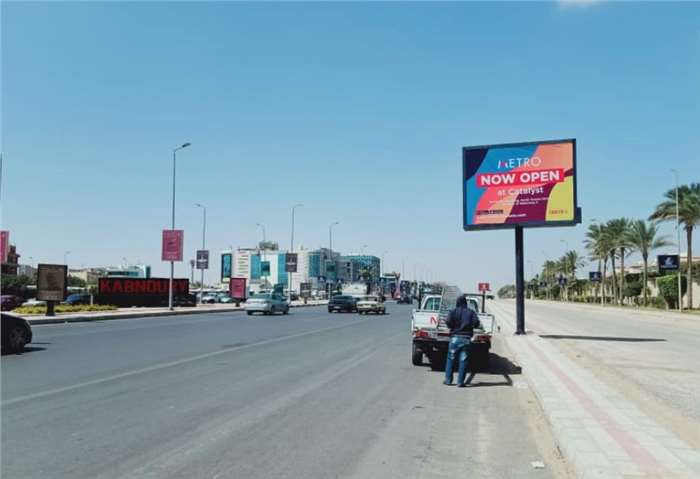 3x4 meters north teseen after polarsi mall heading to cairo festival new cairo 