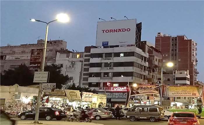 al ismailia  Downtown 8.25m. (H) x 10 m. (W) Tahrir, Gomhoria St.