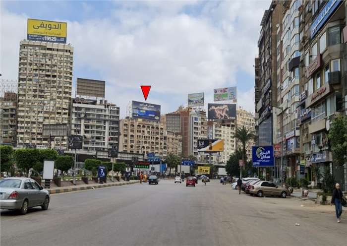 Mohandesin Game't el dewal street billboard 10x25 meters