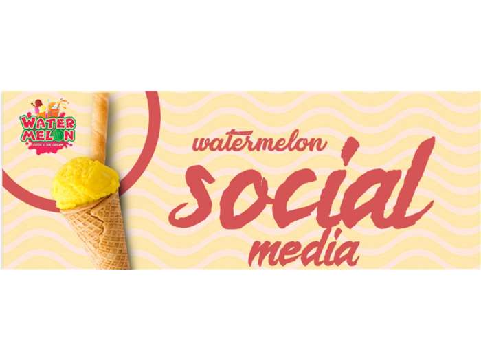 Water Melon Social Media designs 