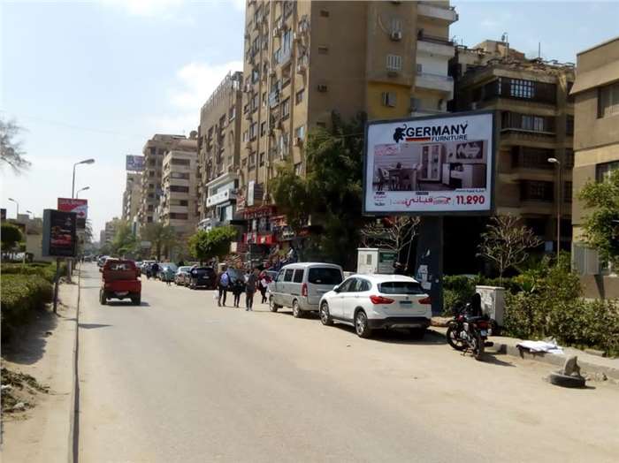3x4 elaselky square with el nasr street , maadi , outdoor advertising egypt