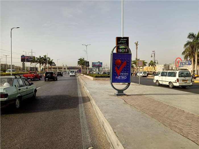 Sossets After MasjedEl Shorta And Before Entrance Of Hyper One Size (1.10 MX 1.60 M ) sheikh zayed, outdoor advertising egypt