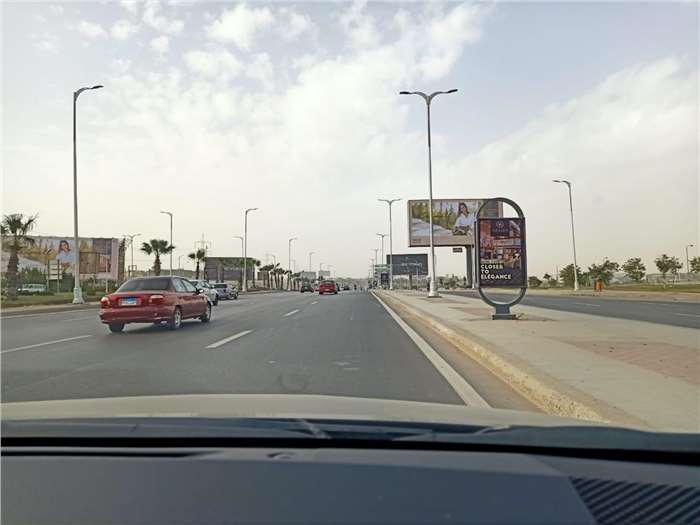 Sossets In Front Of JuhaynaSquare Size (1.10 MX 1.60 M ) sheikh zayed , outdoor advertising egypt