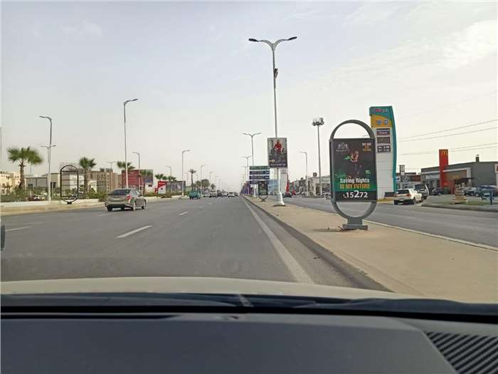 Sossets In Front Of Galleria 40 And Chill Out Size (1.10 MX 1.60 M ) sheikh zayed , outdoor advertising egypt