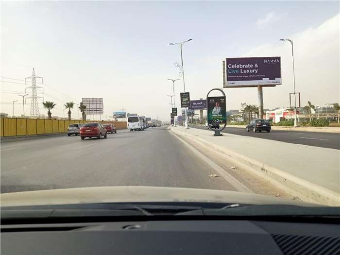 Sossets In Front Of Crazy Water & Ceramic Cleopatra Size (1.10 MX 1.60 M ) sheikh zayed, outdoor advertising egypt