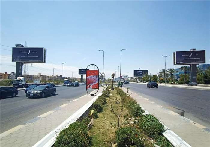 gates In Front Of Capital Business Park، 26th of July Corridor, St, Sheikh Zayed City 4 Faces Size ( 7 M X 14 M )