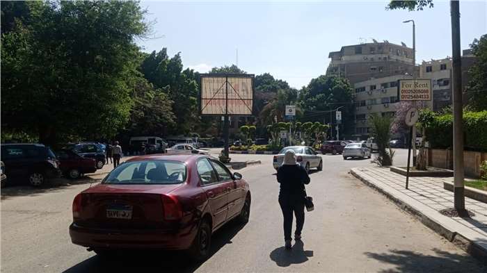 3x4 double face at el horreya square 2 maadi, infront of techno scan and memaar el morshedy, outdoor advertising egypt
