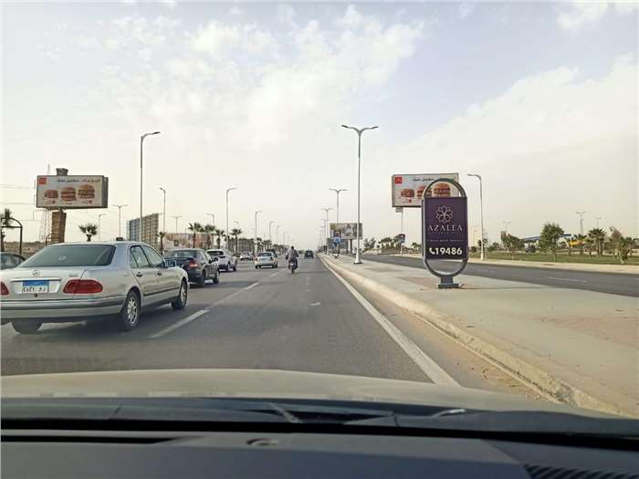 Sossets In Front Of JuhaynaSquare Size (1.10 MX 1.60 M ) sheikh zayed , outdoor advertising egypt