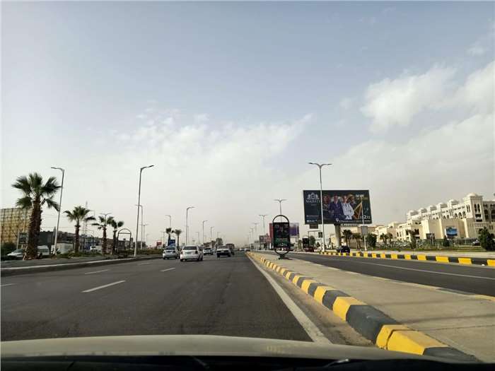 Sossets In Front Of Galleria 40 & El Morshedy Size (1.10 MX 1.60 M ) sheikh zayed, outdoor advertising egypt