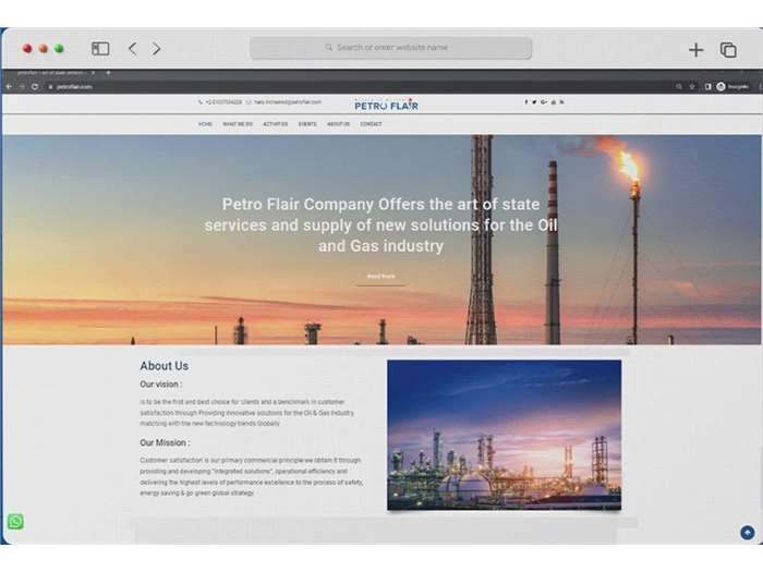 Petroflair - Showcase Website