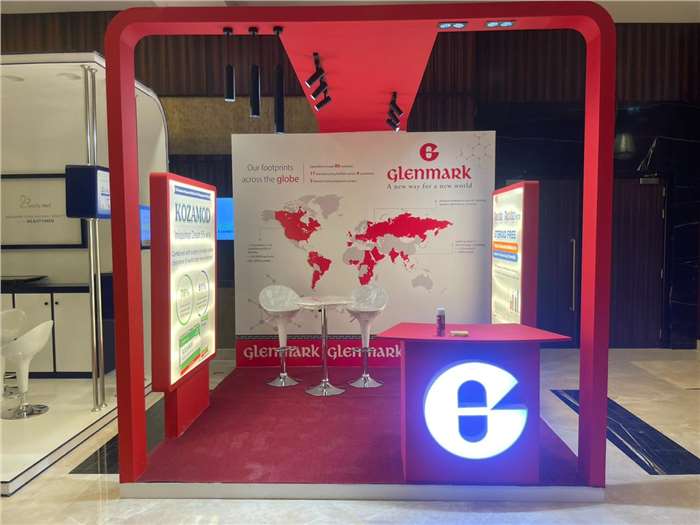 Glenmark booth production 