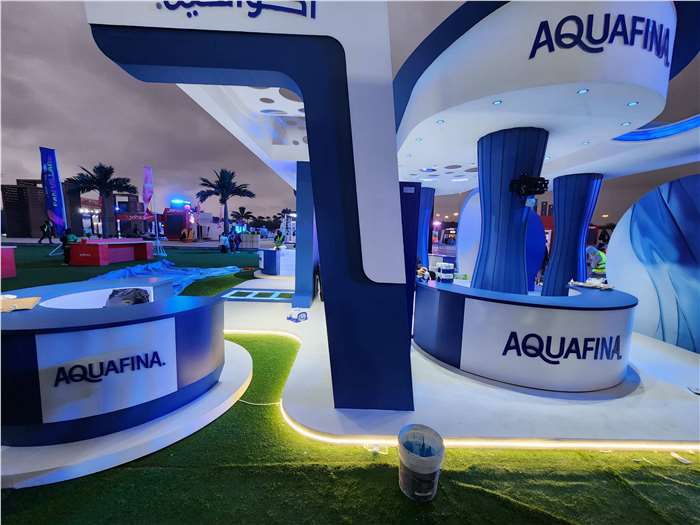 Booth production for AQUAFINA in KSA
