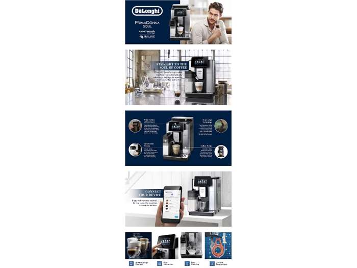 Amazon A+ Content Work - DeLonghi, Kenwood & Braun