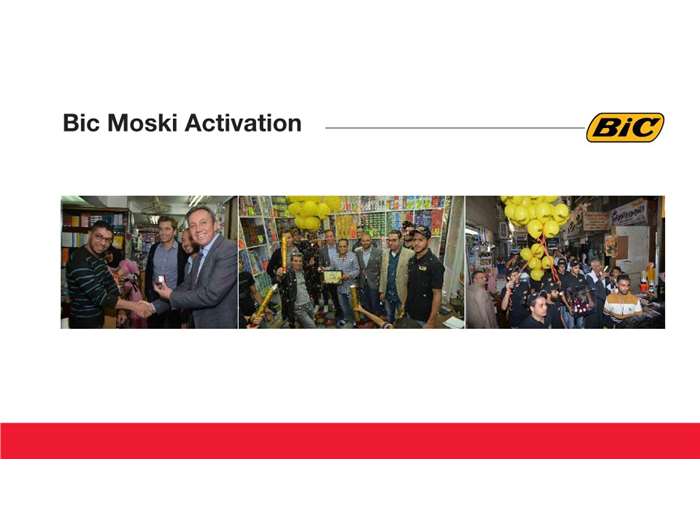 BIC brand activations activities in Egypt