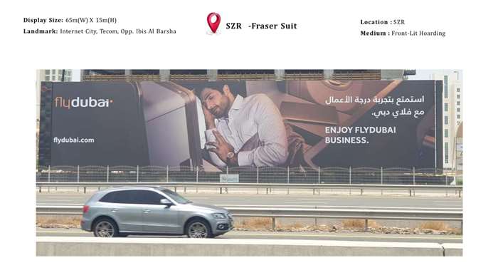 Sheikh Zayed Road Internet City, Tecom, Opp. Ibis Al Barsha 65m(W) X 15m(H)