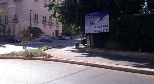 3x4 meters  Sodeco Square Street Beirut outdoor advertising