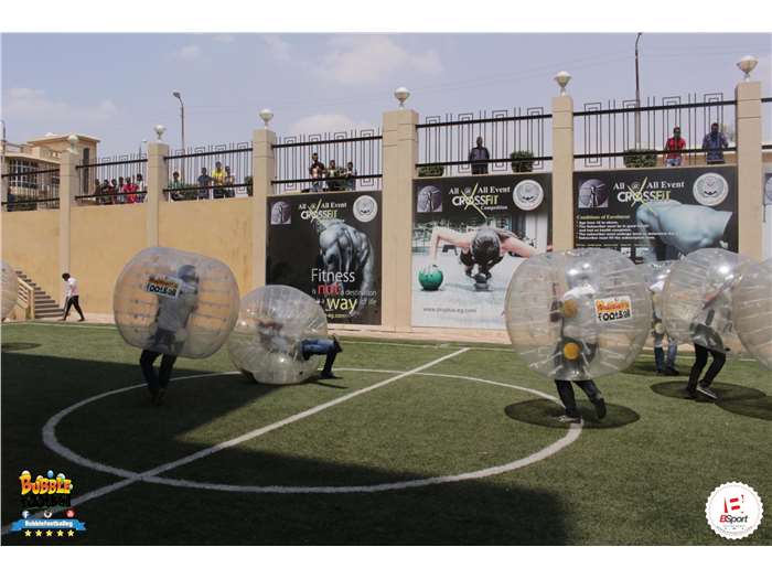Bubble football tournament