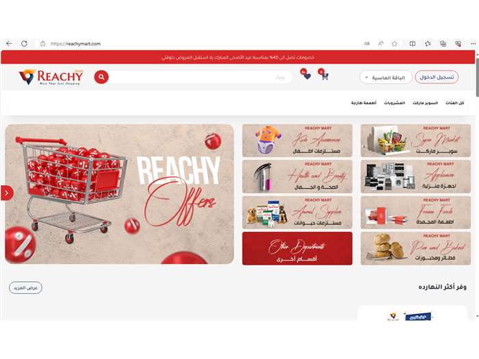 Reachy Mart Website Development