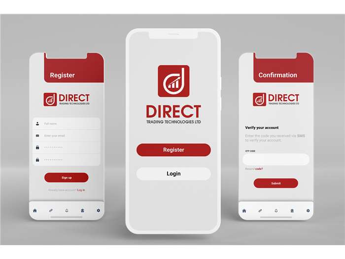 Direct Trading Technologies - DTT - Mobile Application