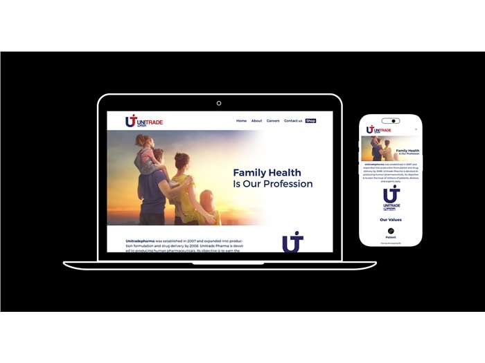 Website for Unitrade Pharma