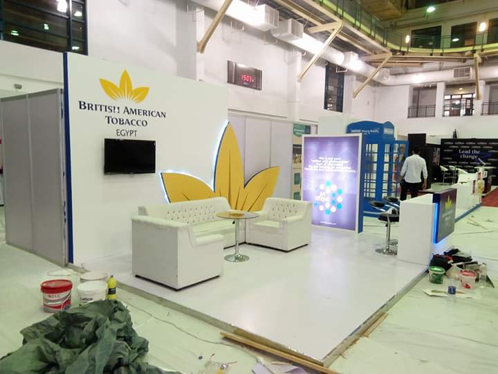 Booth production for British american tobacco